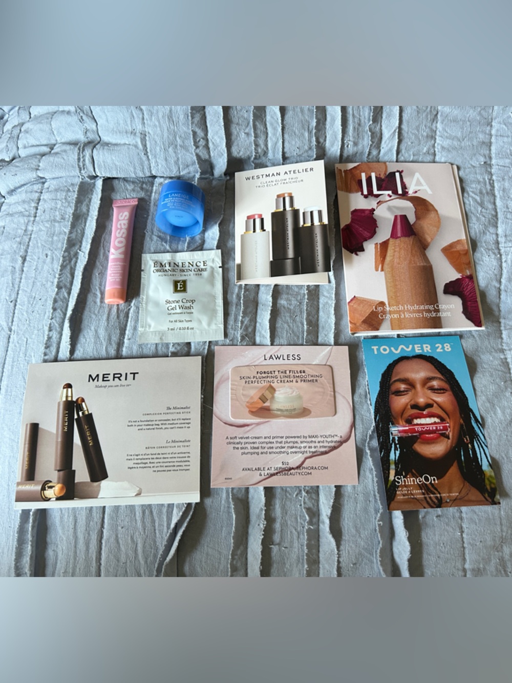 Kosas Lip Gloss Sample with Skincare & Makeup Samples